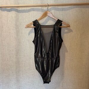 Shimmering Black One Piece